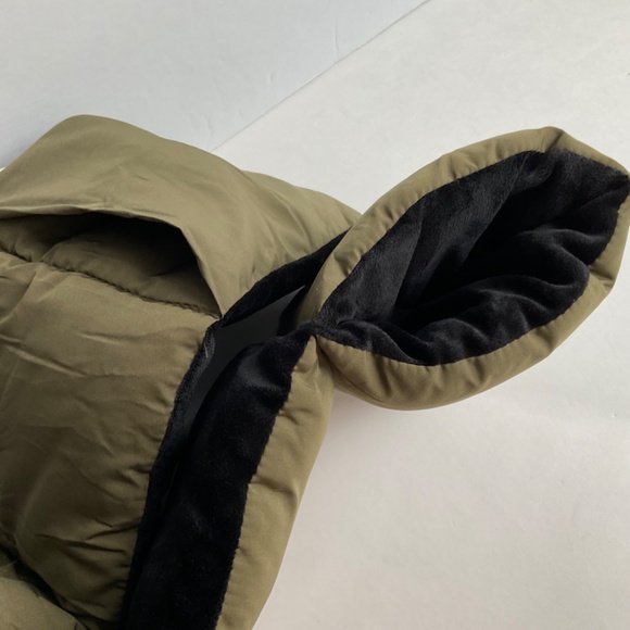 Hockley General Store Scarf Women’s Puffer Scarf Olive Gree & Black NWT - Picture 4 of 7